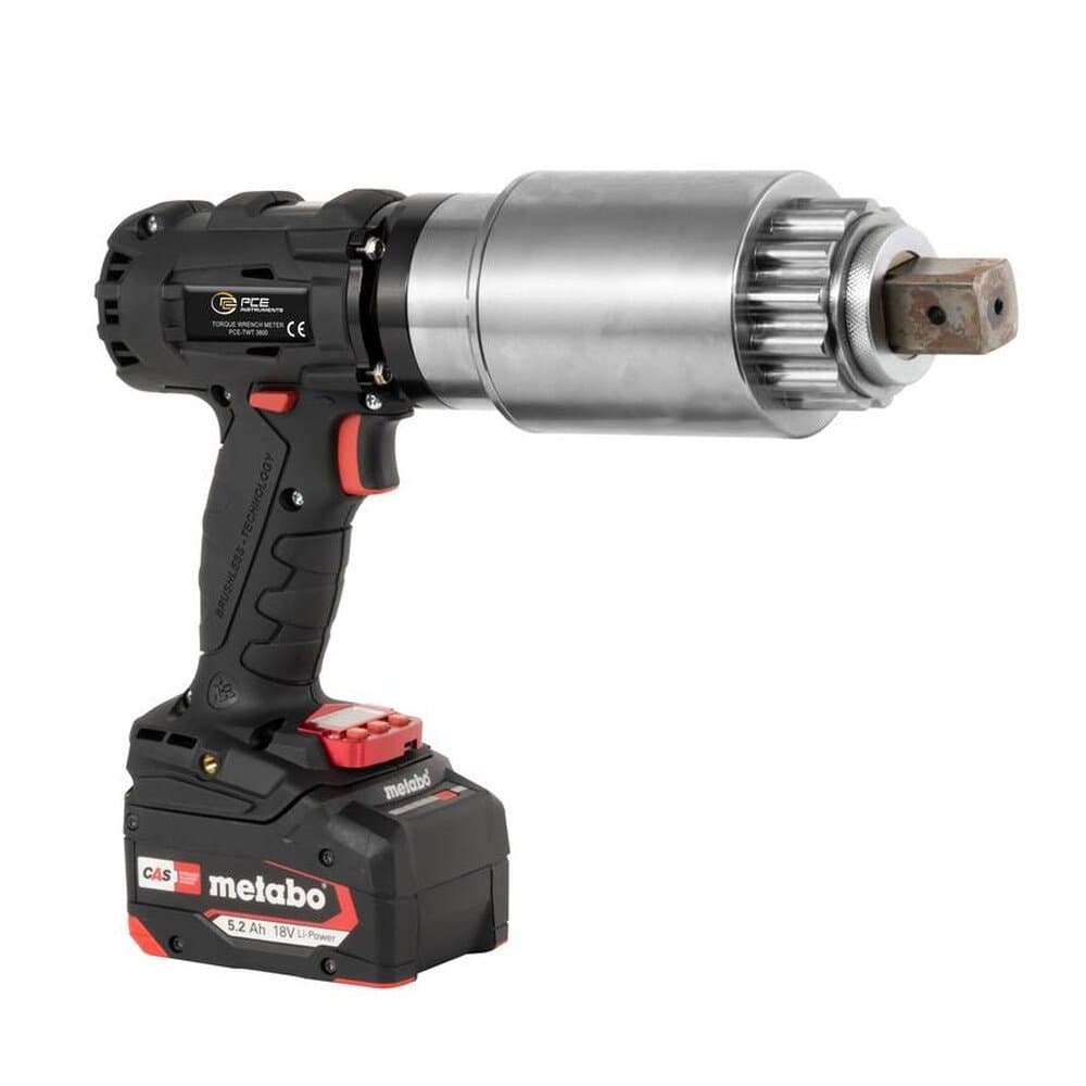 PCE Instruments Akku-Drehmomentschrauber PCE-TWT 3800 |18 V |600 .. 3800 Nm |Metabo Akku |PC-Software |3 Betriebsmodi
