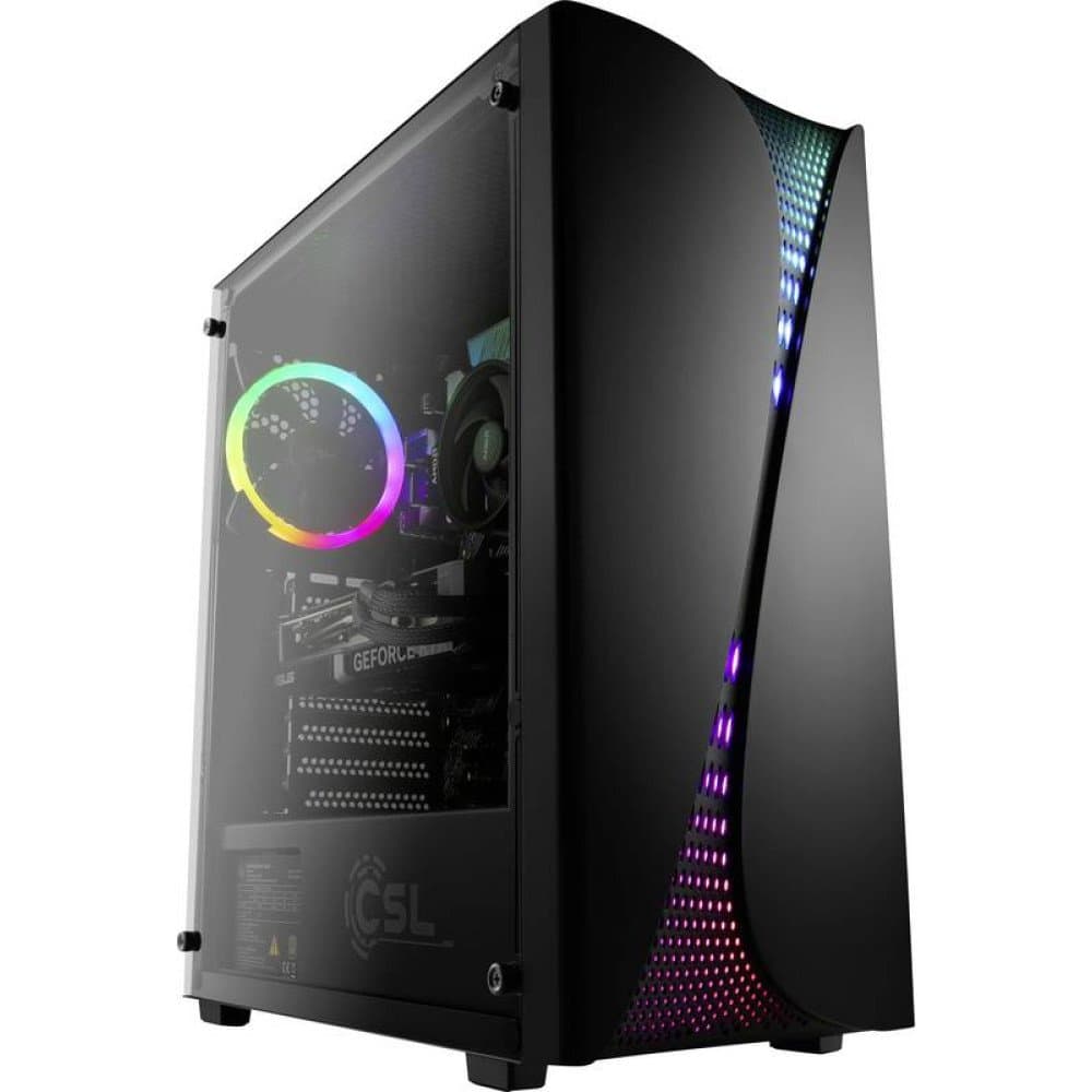 CSL Computer Gaming PC M11640H AMD Ryzen 7 9700X 5.5 GHz 32 GB RAM 1 TB SSD Nvidia GeForce RTX™ 4060 8 GB GDDR6 Win 11 H