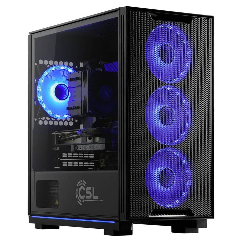 CSL Computer Gaming PC M12100H AMD Ryzen 7 8700F 5 GHz 32 GB RAM 1 TB SSD Nvidia GeForce RTX™ 5060 Ti 16 GB GDDR7 94227