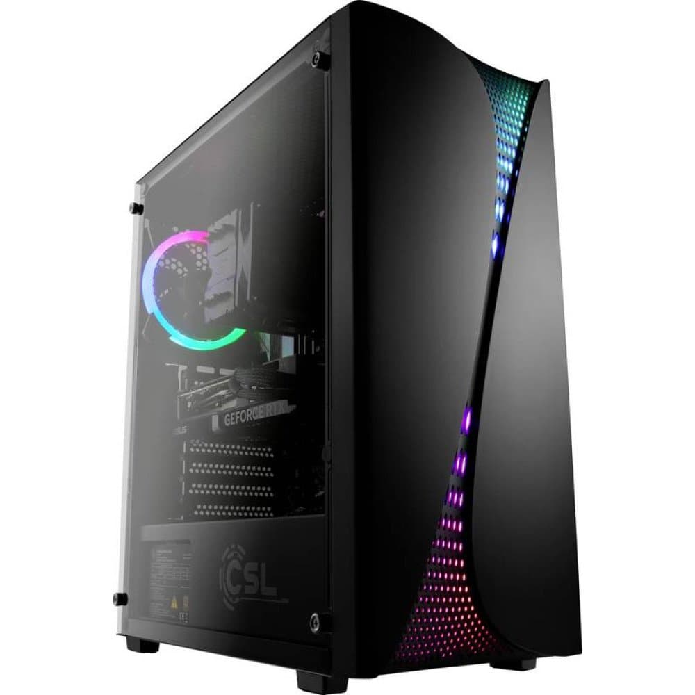 CSL Computer Gaming PC M12820H Intel® Core™ Ultra 5 225F 4.9 GHz 32 GB RAM 2000 GB SSD Nvidia GeForce RTX™ 5060 8 GB GDD