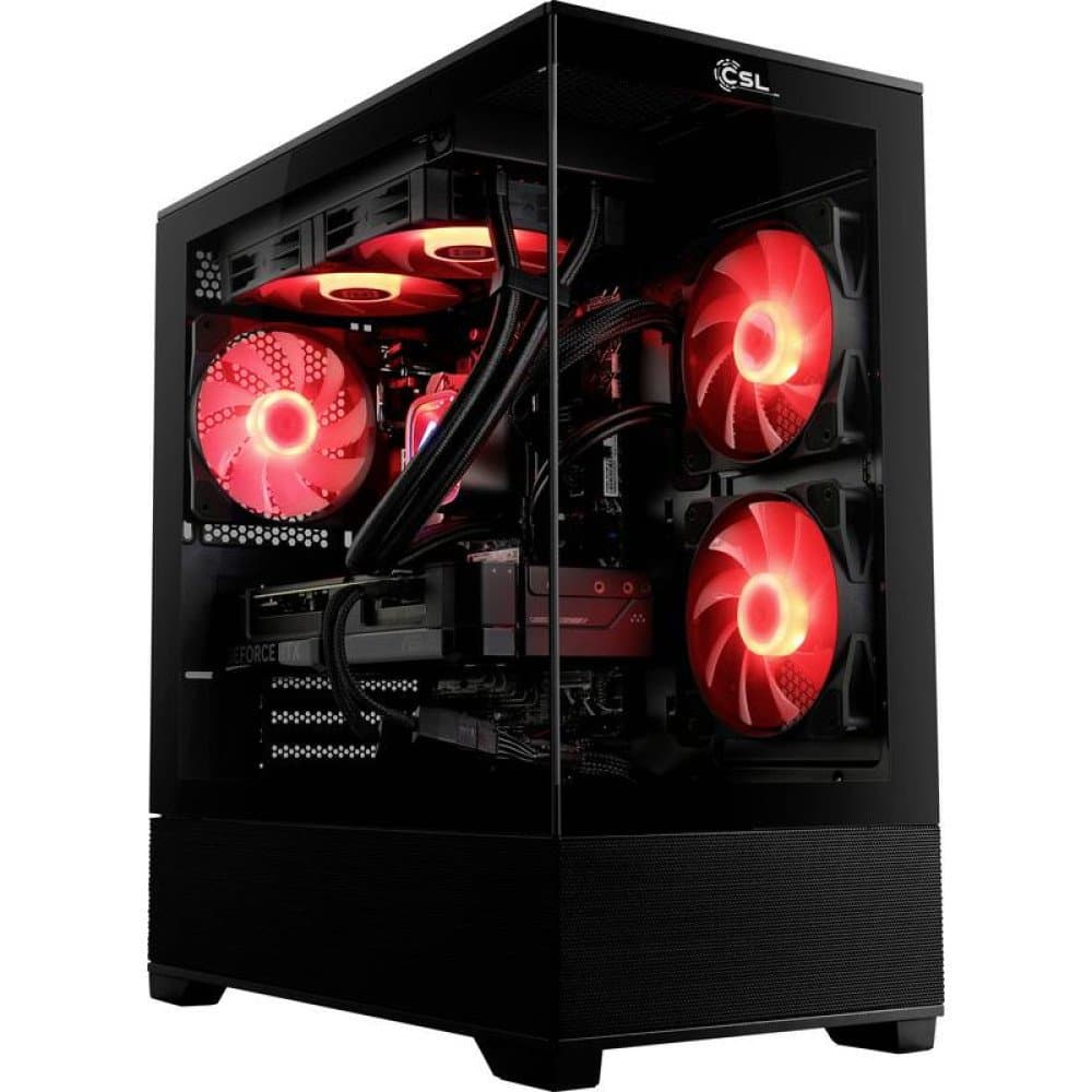 Csl Computer Gaming Pc M12210h Amd Ryzen 7 7800x3d 5 Ghz 32 Gb Ram 2 Tb Ssd Amd Radeon™ Rx 9070 Xt 16 Gb Gddr6 94879
