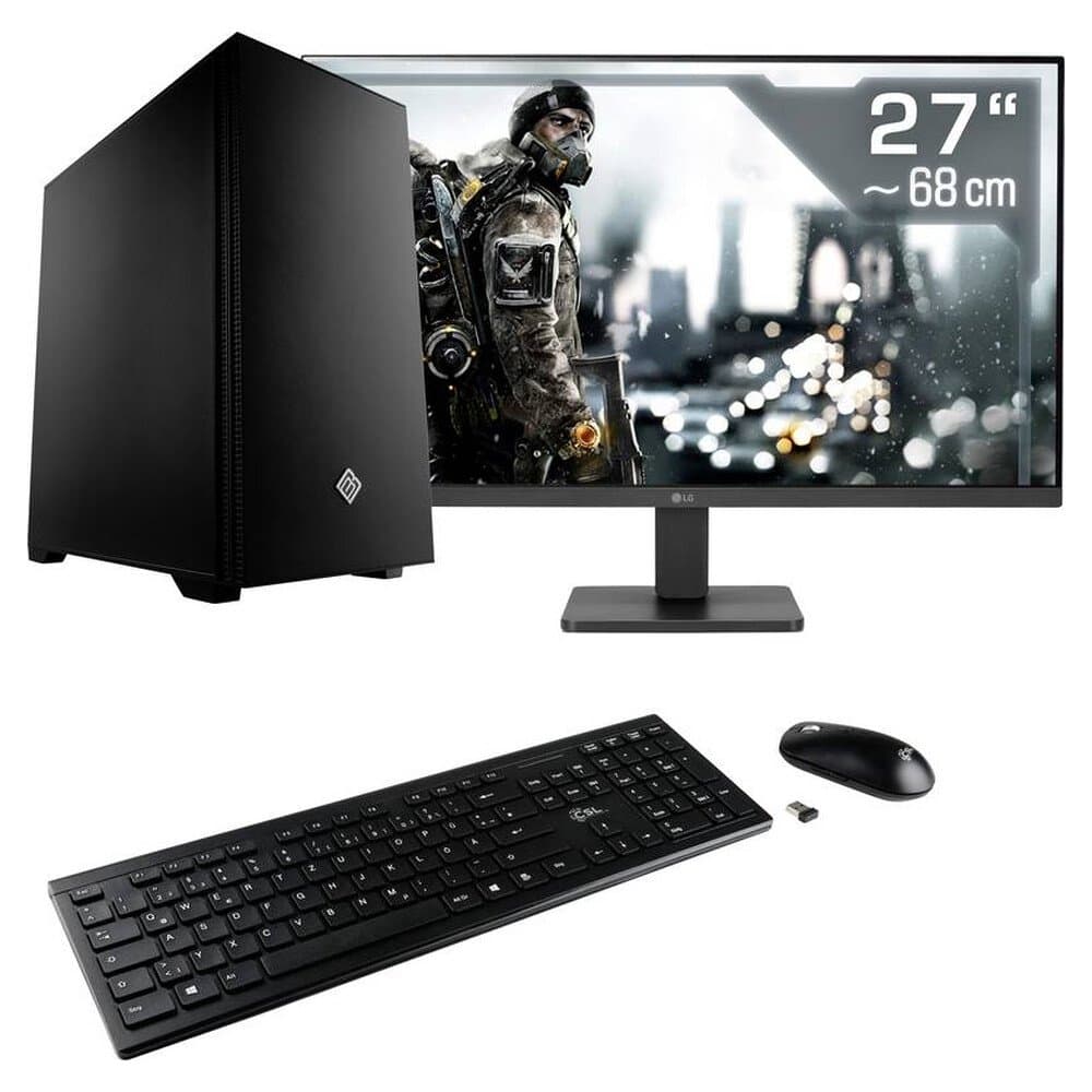 CSL Computer Gaming PC M11480H 68.6 cm (27 Zoll) Full HD AMD Ryzen 5 5600 16 GB RAM 1 TB SSD Nvidia GeForce RTX™ 4060 8