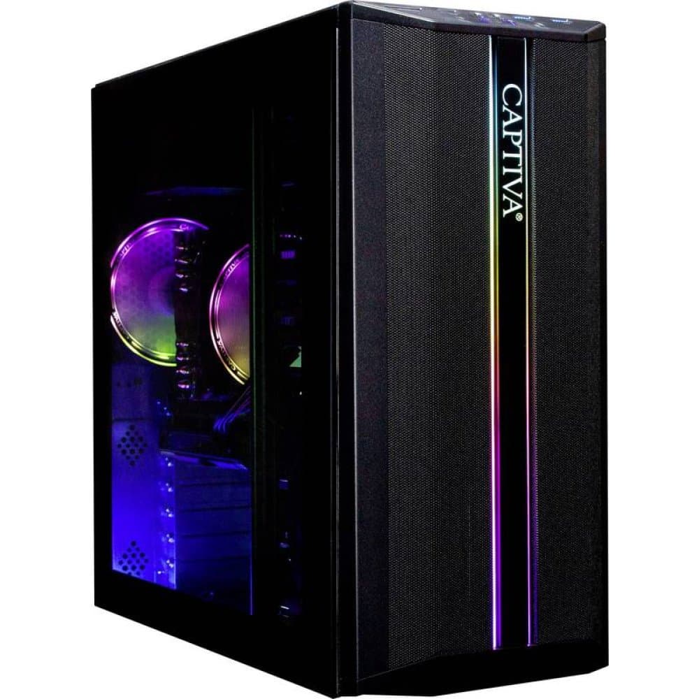 Captiva Gaming PC Advanced Gaming R92-715 AMD Ryzen 5 5500 16 GB RAM 1000 GB SSD Nvidia GeForce® RTX™ 5060 8 GB GDDR7 92