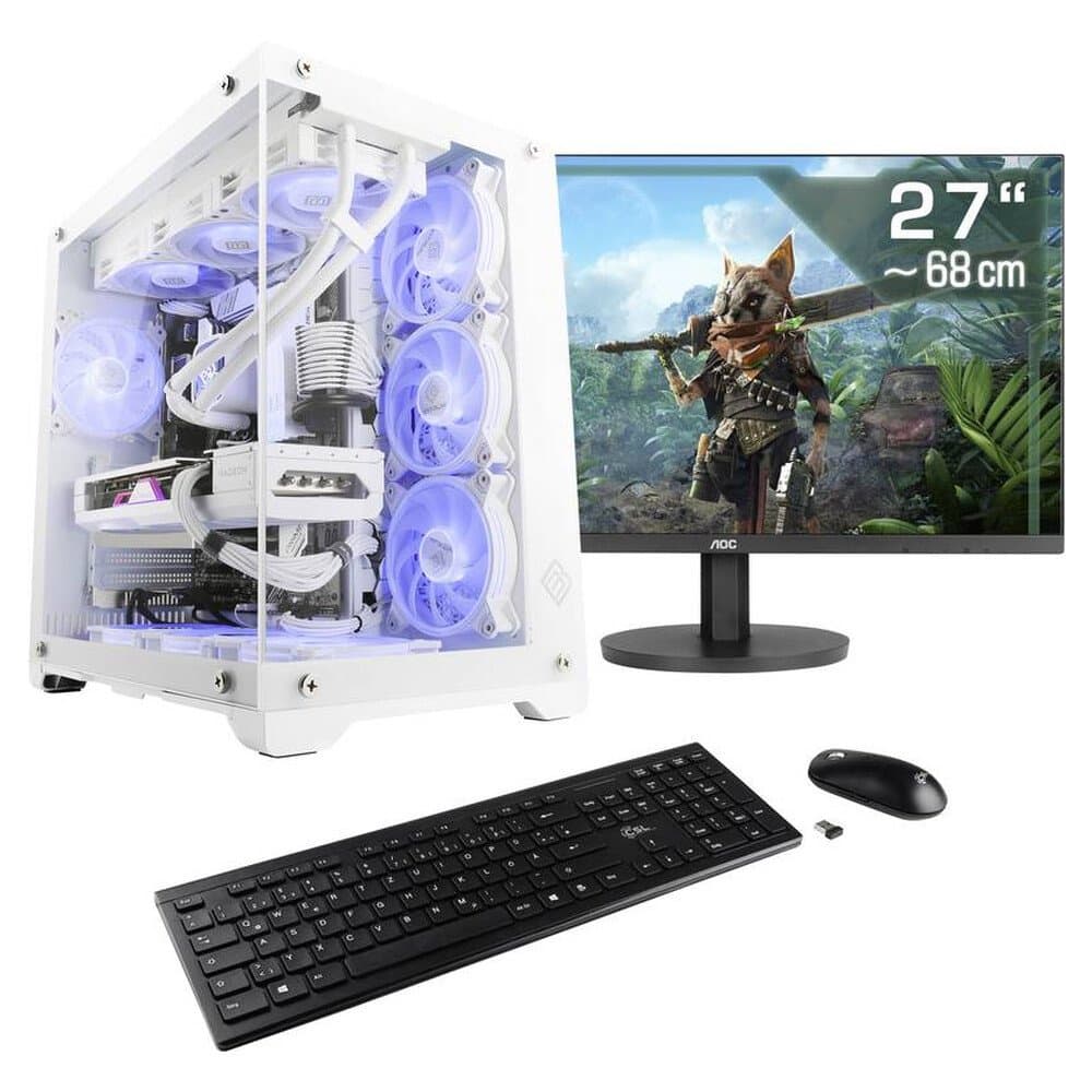 Csl Computer Gaming Pc M11580h 68.6 Cm (27 Zoll) Wqhd Amd Ryzen 9 7900x3d 32 Gb Ram 2 Tb Ssd Amd Radeon™ Rx 7900 Xt 20 G