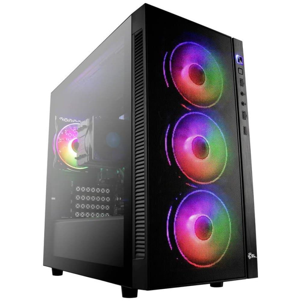 CSL Computer Gaming PC M10800 AMD Ryzen 7 8700G 5.1 GHz 32 GB RAM 1000 GB SSD AMD Radeon™ 780M AMD Radeon™ 780M 91309