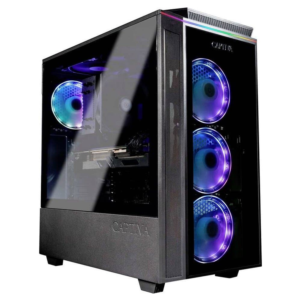 Captiva Gaming PC Advanced Gaming R90-862 AMD Ryzen 7 9700X 32 GB RAM 1 TB SSD AMD Radeon Graphics Nvidia GeForce RTX 50