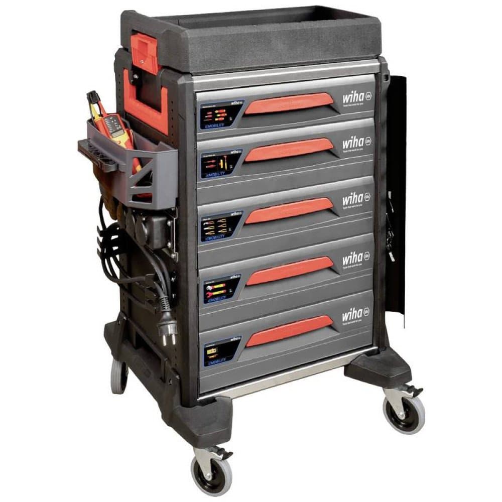 Wiha 45801 Werkstattwagen Herstellerfarbe: Grau, Rot