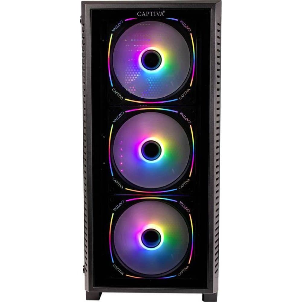 Captiva Gaming PC Highend Gaming 7800X3D 5 GHz 16 GB RAM AMD AMD Radeon Graphics NVIDIA GeForce RTX 5070 Ti GDDR7 89500