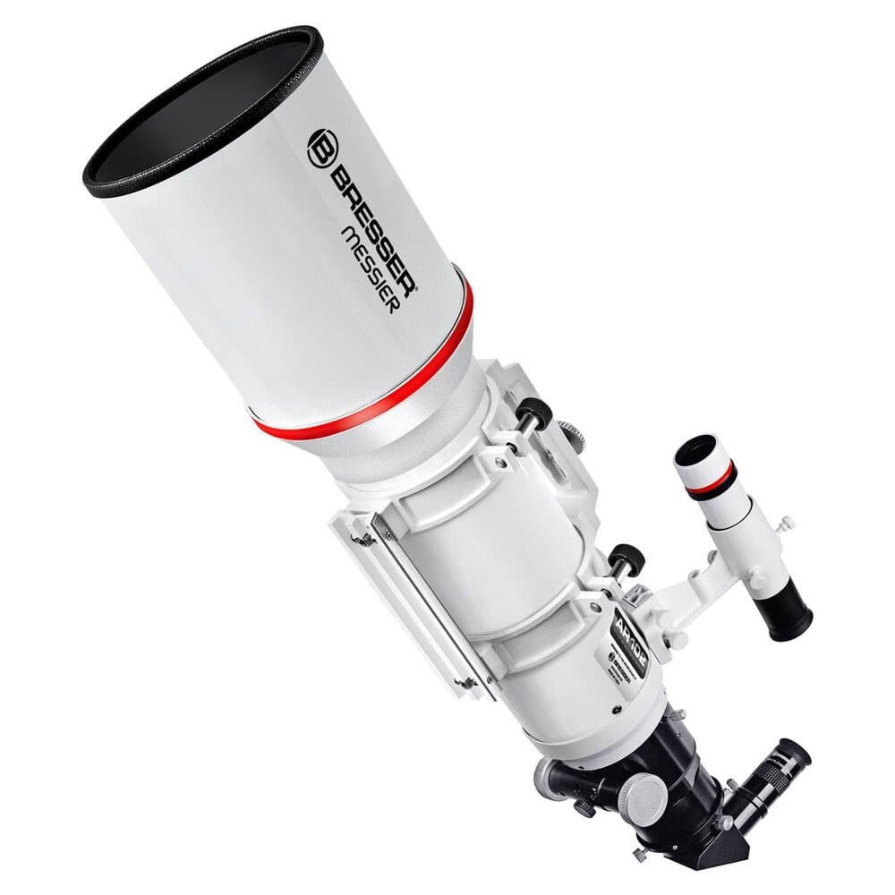 Bresser Optik Messier AR-102s/600 Hexafoc Linsen-Teleskop Achromatisch Vergrößerung 15 bis 204 x