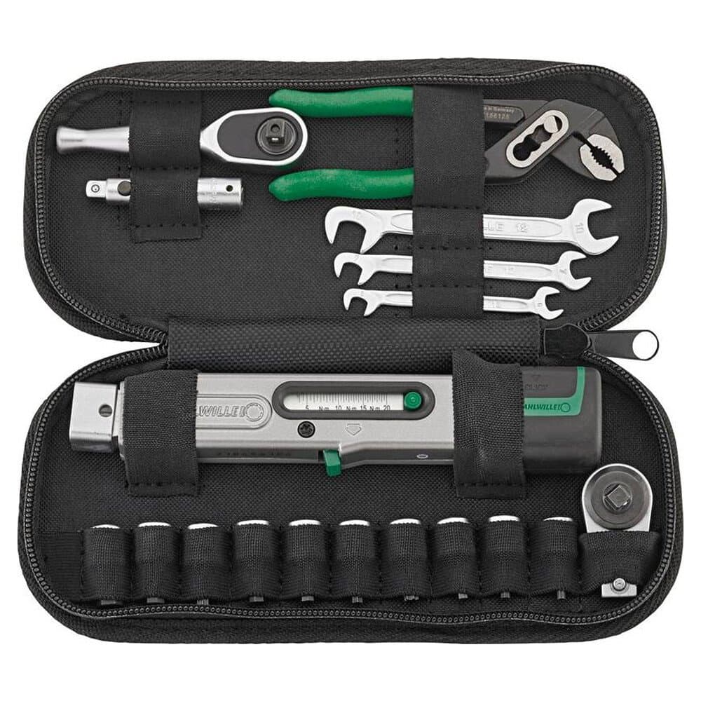 Stahlwille Rad-Set 730/2 Fahrrad Werkzeug mit Satteltasche