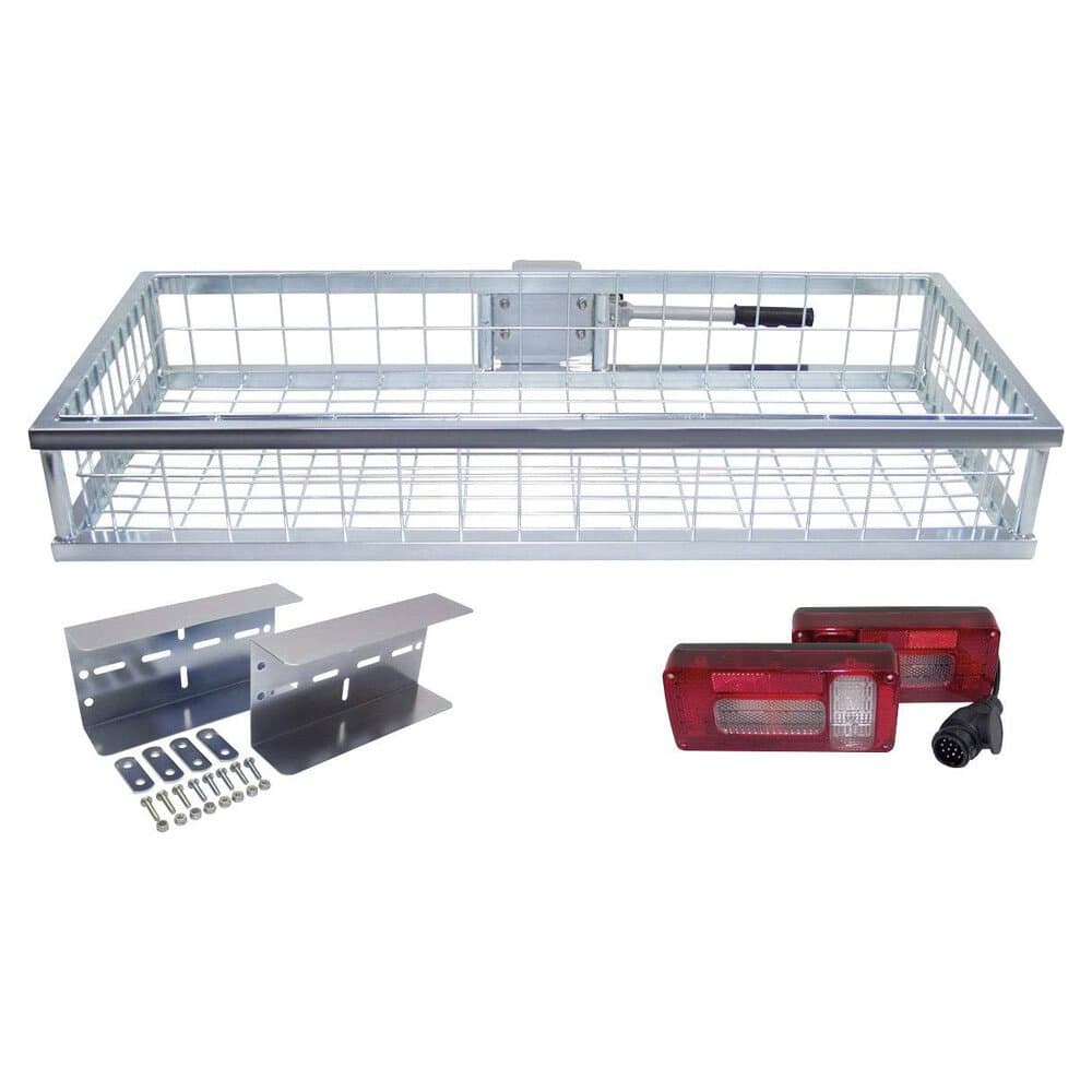 Berger & Schröter Heckträger Fietsenrekken verzinkt met verlichting 31437 (B x H x T) 105 x 16 x 45 cm Verzinkt