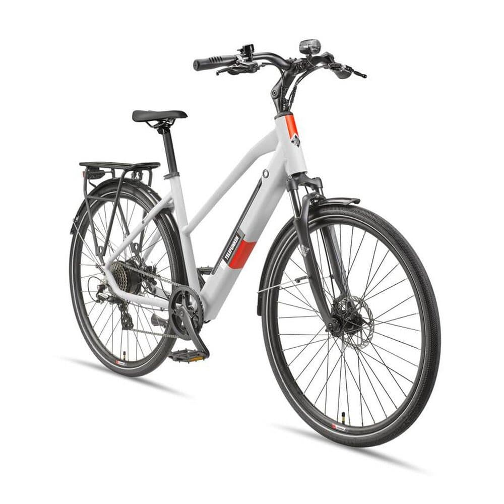 Telefunken Trekking E-Bike | Elektrofahrrad 28 Zoll | 8-Gang Kettenschaltung | Heckmotor 250W | 417,6Wh Akku | Pedelec