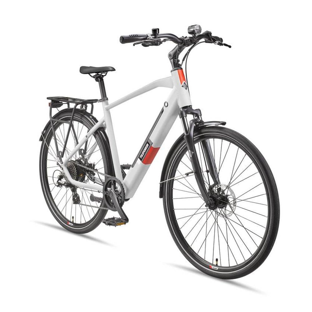 Telefunken Trekking E-Bike | Elektrofahrrad 28 Zoll | 8-Gang Kettenschaltung | Heckmotor 250W | 417,6Wh Akku | Pedelec
