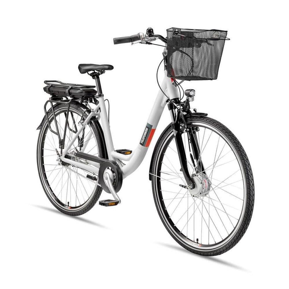 Telefunken City E-Bike | Elektrofahrrad 28 Zoll | 7-Gang Nabenschaltung | Frontmotor | 536,5Wh Akku | EBike Pedelec