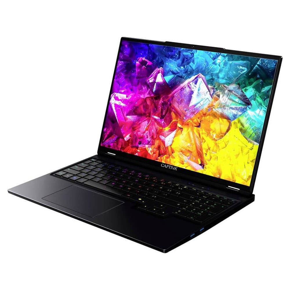 Captiva Gaming Notebook 40.6 cm (16 Zoll) WQXGA 9955HX 16 GB RAM Deutsch, QWERTZ AMD Radeon NVIDIA GeForce RTX 5080 GDDR