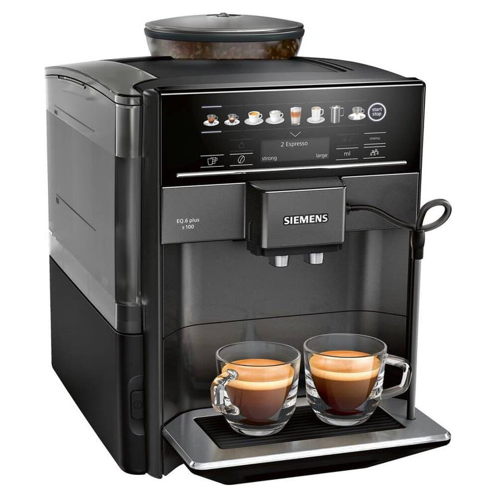 Siemens EQ.6 plus s100 TE651319RW - Automatische Kaffeemaschine mit Milchaufschäumer