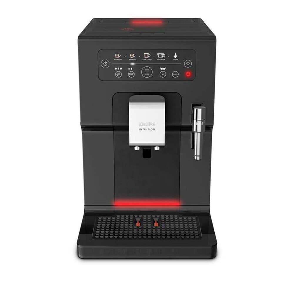 Krups Evidence EA870810 Kaffeemaschine Schwarz, Chrom
