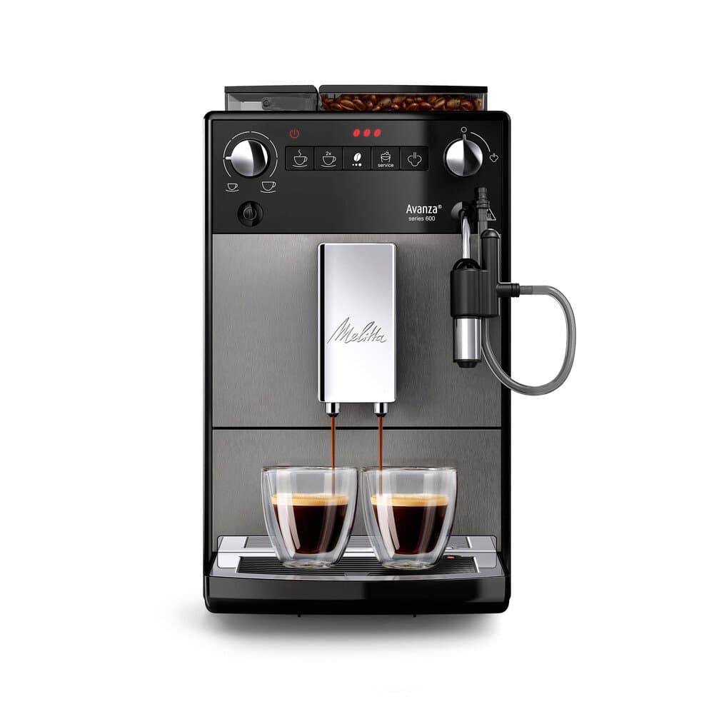 Melitta F270-100 MysticTitan 6767843 Kaffeevollautomat Schwarz, Grau