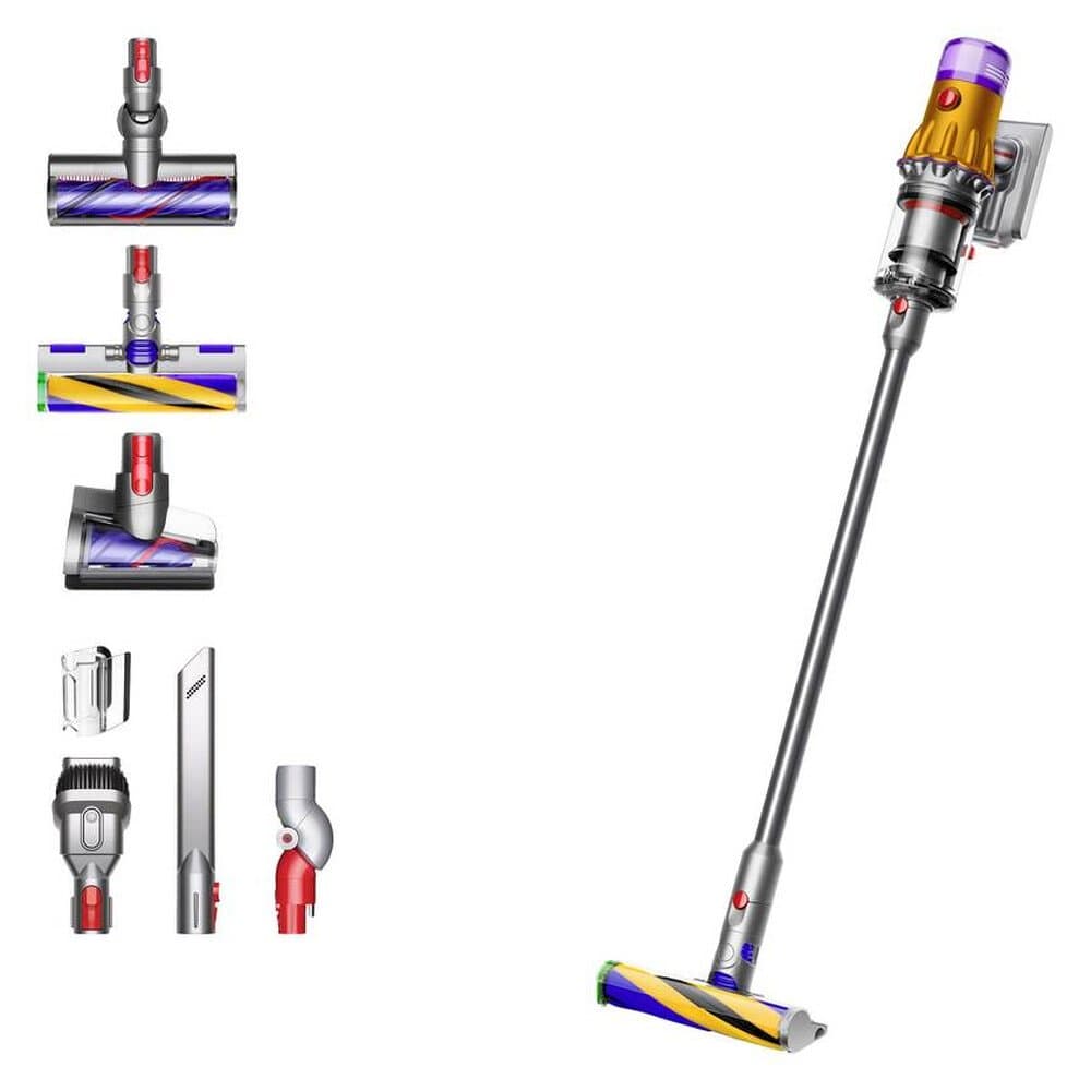 dyson V12 Detect Slim Absolute Nickel Satin 448884-01 Akku-Handstaubsauger 25.2 V 230 V 545 W motorbetriebene Saugbürste