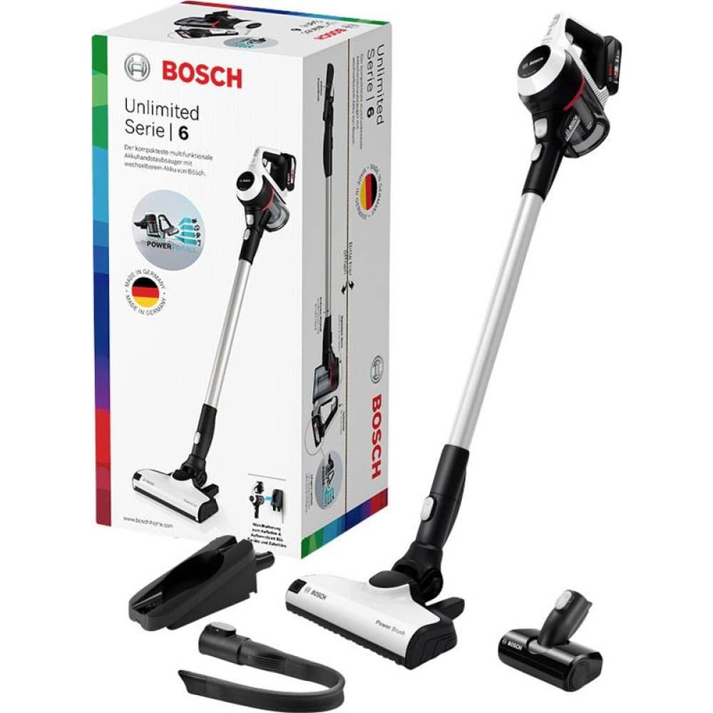 Bosch Haushalt Unlimited BKS611MTB Akku-Handstaubsauger inkl. Akku, inkl. Ladegerät, inkl. Mini-Turbobürste, Beutellos