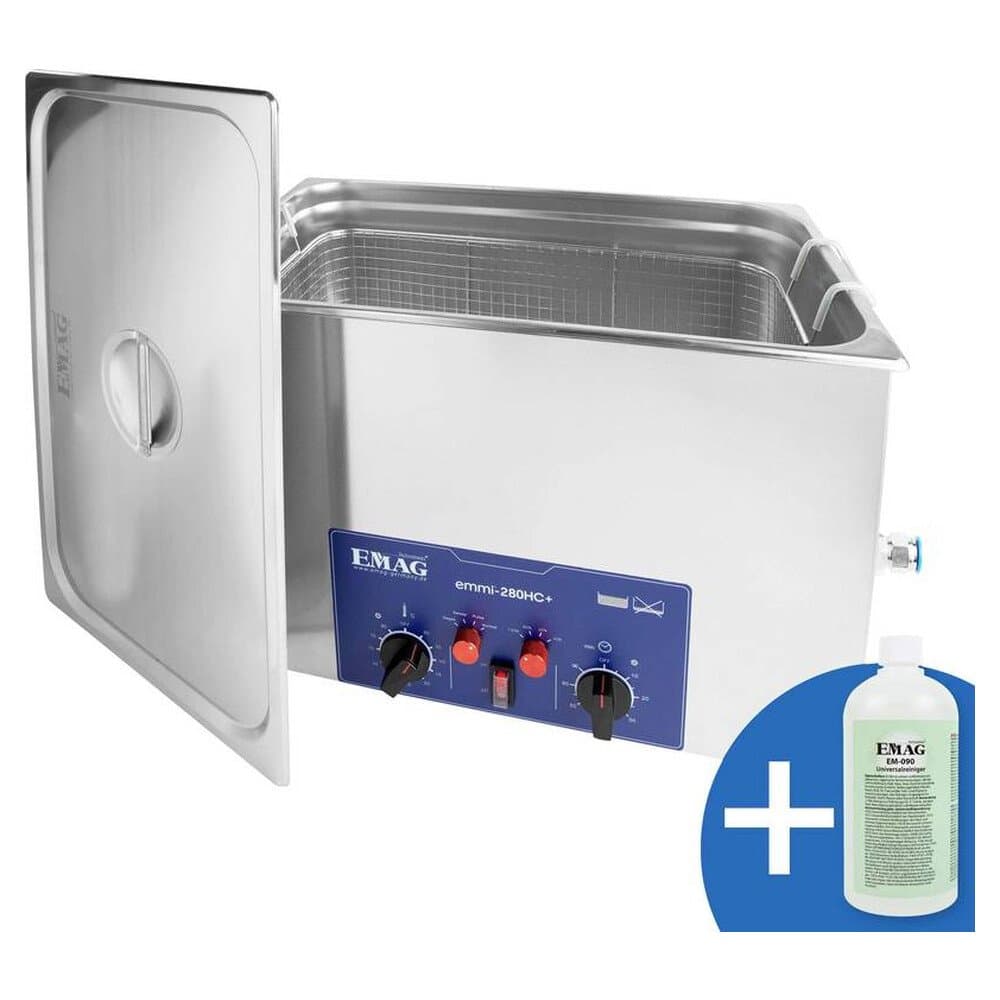 Emag Emmi 280HC Plus Ultraschallreiniger Universal 640 W 32 l mit Heizung