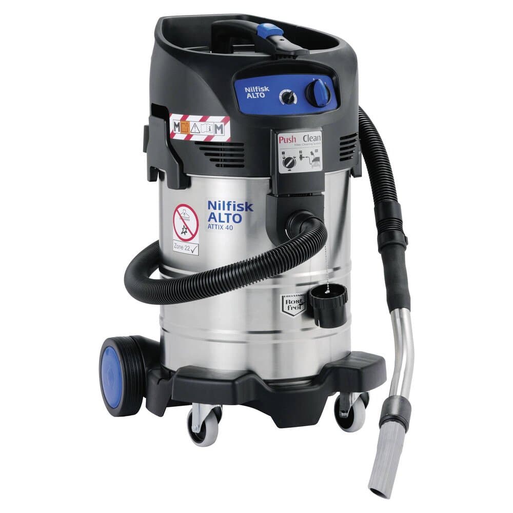 Nilfisk ATTIX 40-0M PC TYPE 22 107400410 Nass-/Trockensauger 1400 W 37 l halbautomatische Filterreinigung, antistatisch