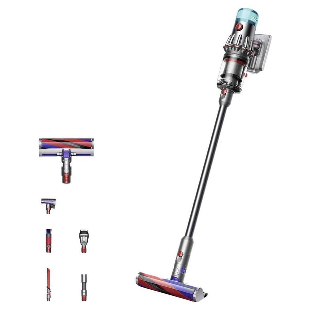 dyson V12 Origin Nickel 492711-01 Akku-Zyklon-Staubsauger 230 V Beutellos, inkl. Akku, inkl. Ladegerät, motorbetriebene
