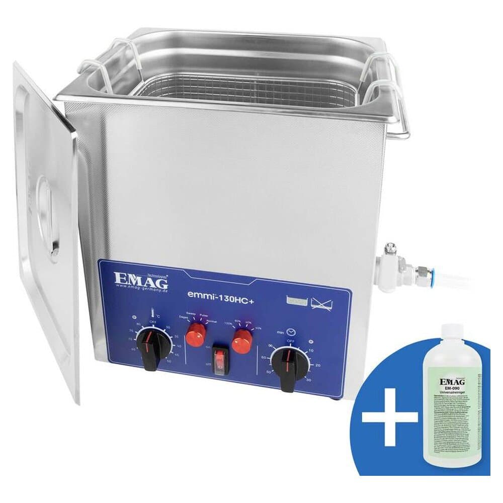 Emag Emmi 130HC Plus Ultraschallreiniger Universal 480 W 14 l mit Heizung