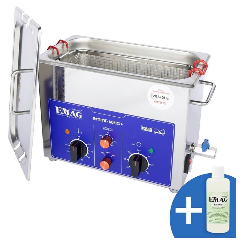 Emag Emmi-40HC Plus Ultraschallreiniger Universal 240 W 4.5 l mit Heizung
