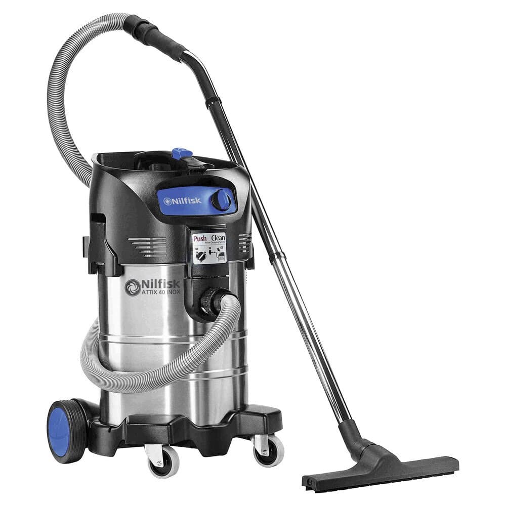 Nilfisk ATTIX 40-21 PC INOX 302003415 Nass-/Trockensauger 1200 W 37 l antistatisch, halbautomatische Filterreinigung