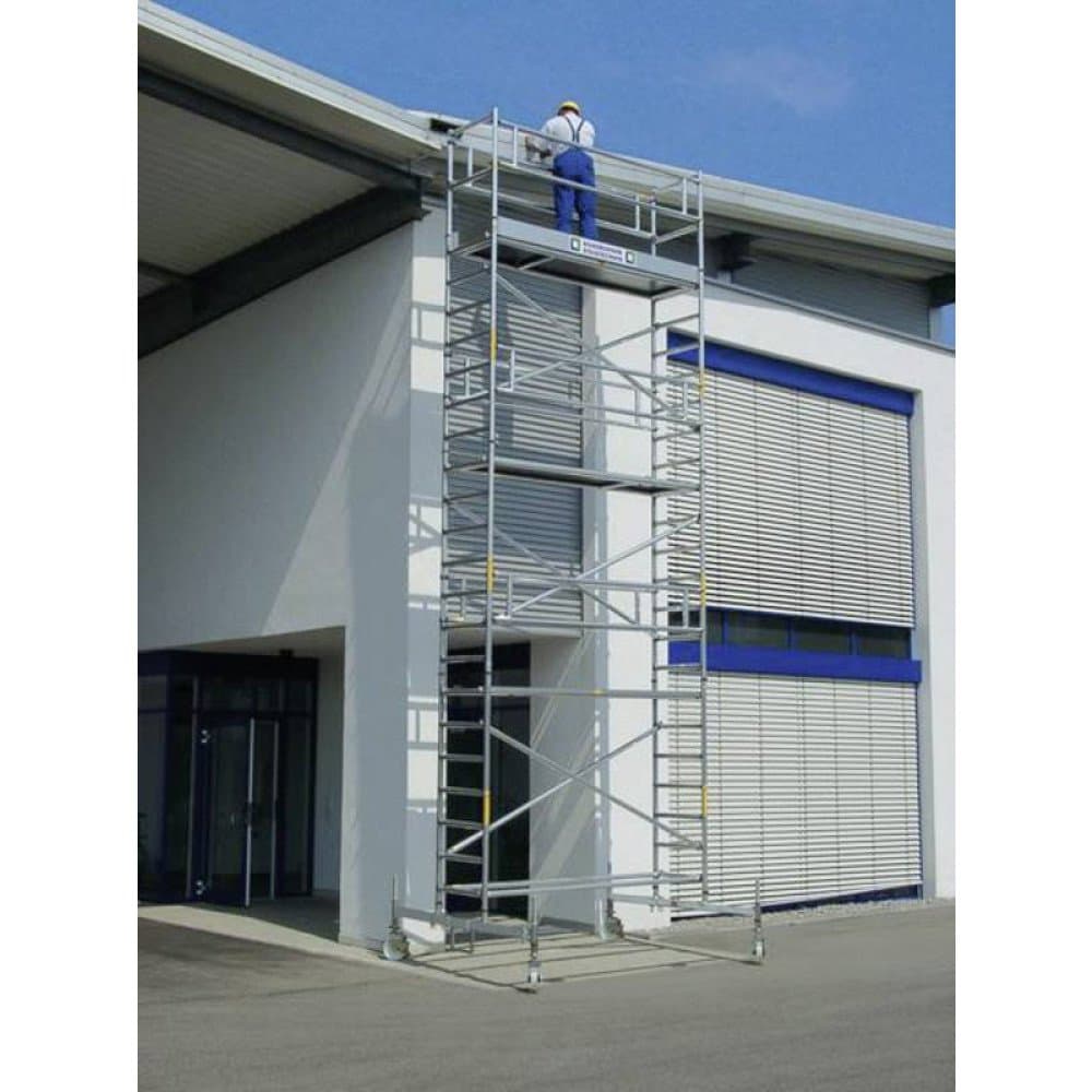 MUNK Günzburger Steigtechnik 154745 Rollgerüst Montage ohne Werkzeug Arbeitshöhe (max.): 9.5 m