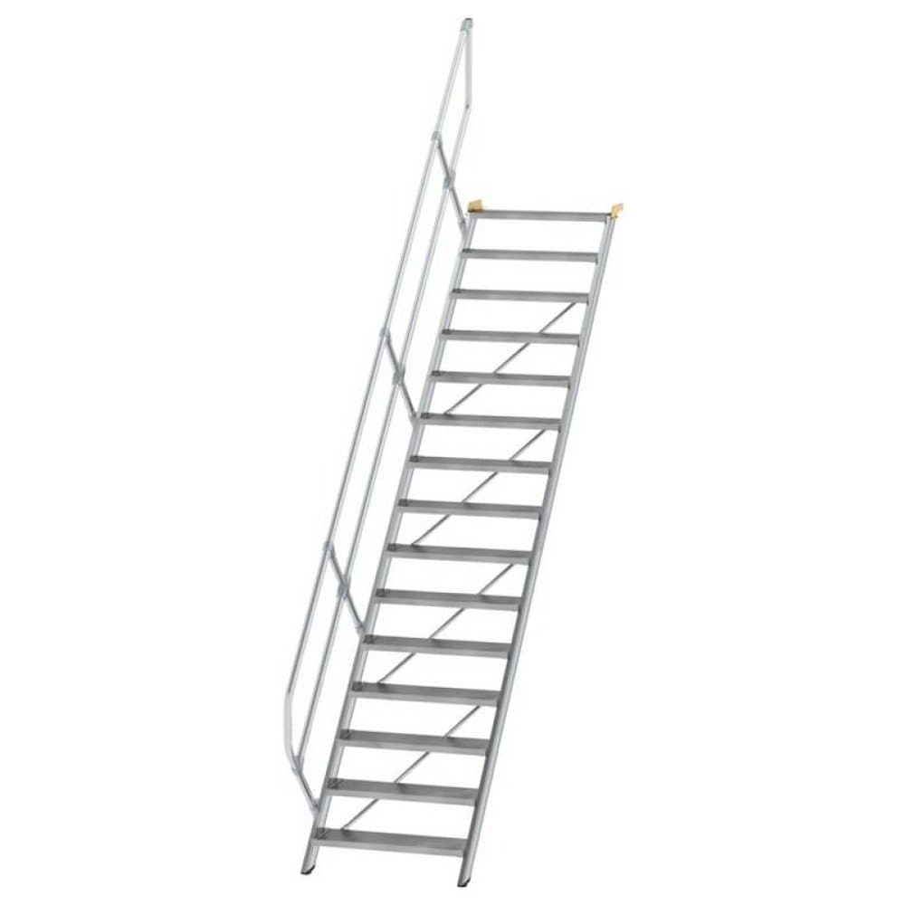 MUNK Günzburger Steigtechnik 600275 Aluminium, Stahl verzinkt Treppe