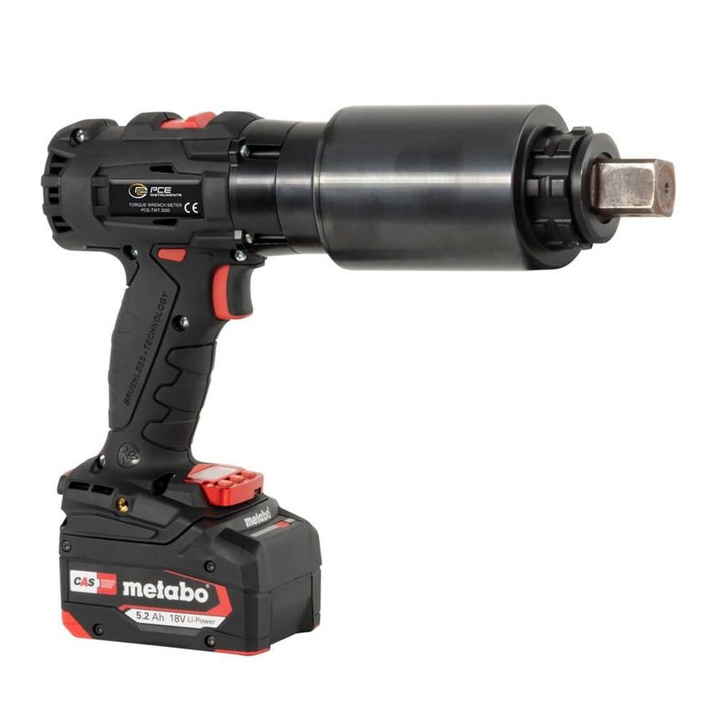 PCE Instruments Akku-Drehmomentschrauber PCE-TWT 2000 |18 V |300 .. 2000 Nm |Metabo Akku |PC-Software |3 Betriebsmodi