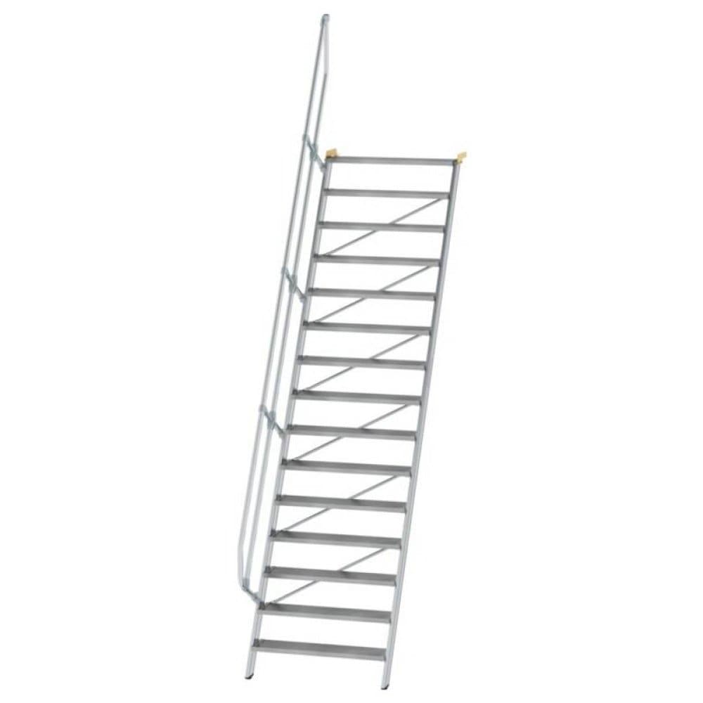 MUNK Günzburger Steigtechnik 600335 Aluminium, Stahl verzinkt Treppe