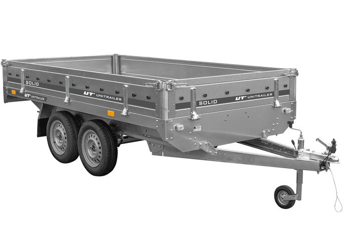 2-achsiger Anhänger 304×153 UNITRAILER SOLID 300/2, zulässiges Gesamtgewicht 750 kg