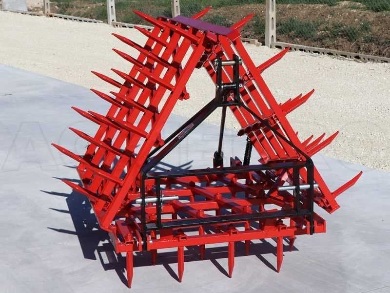 EPM60 Egge mit festen Zinken der mittleren Serie – Angebaut/Gezogen – 60 klappbare Zähne – 300 cm