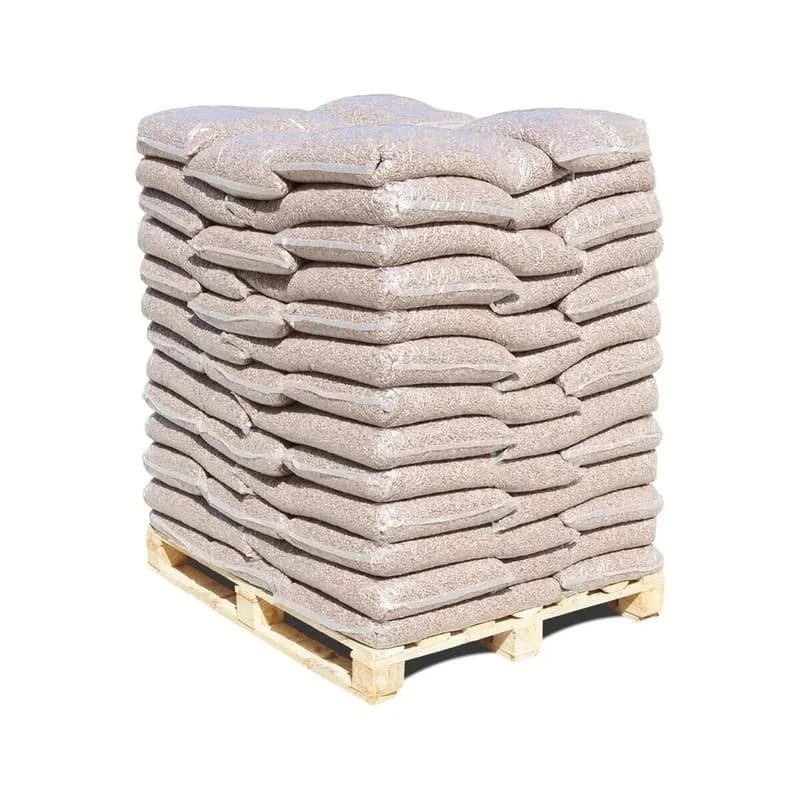 HOLZBRX Hartholzpellets Eiche ENplus A1 – 6 mm – 975 kg (65 × 15 kg)