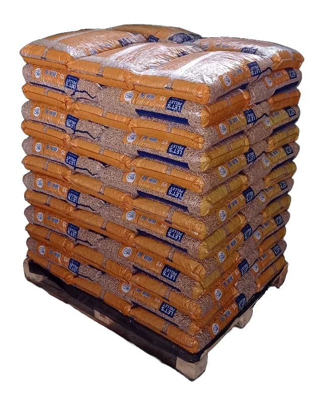 RUF Premium Holzpellets DIN plus – Palette 975 kg (A++)