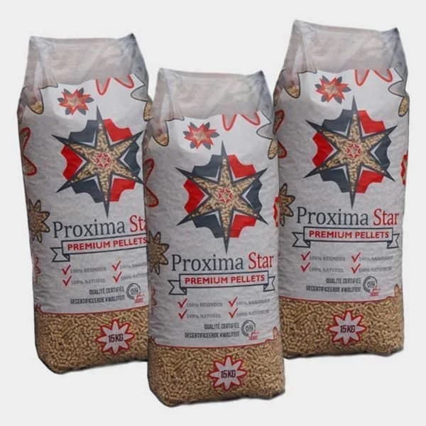 RUF Premium Holzpellets mit PROXIMA STAR-Pellets (A++)