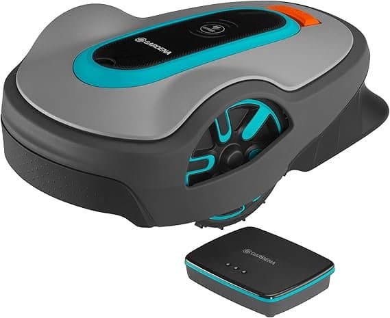 Gardena Smart Mähroboter SILENO City 500 m² Set: Innovative Lona AI-Technologie, App-Einstellungen, Sensorsteuerung, für Steigungen bis zu 35 %, Smart