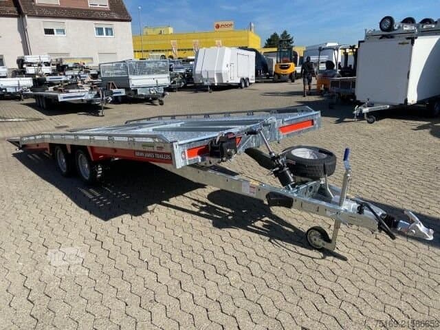Autotransportanhänger Brian James Trailers T Transporter, 231-4520-35-2-12, 4500 x 2000 mm, 3,5 bis. Kippanhänger mit Rampen