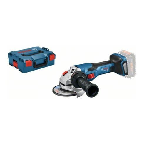Bosch Akku-Winkelschleifer BITURBO GWS 18V-15 C, Solo Version, Zusatzhandgriff, L-BOXX