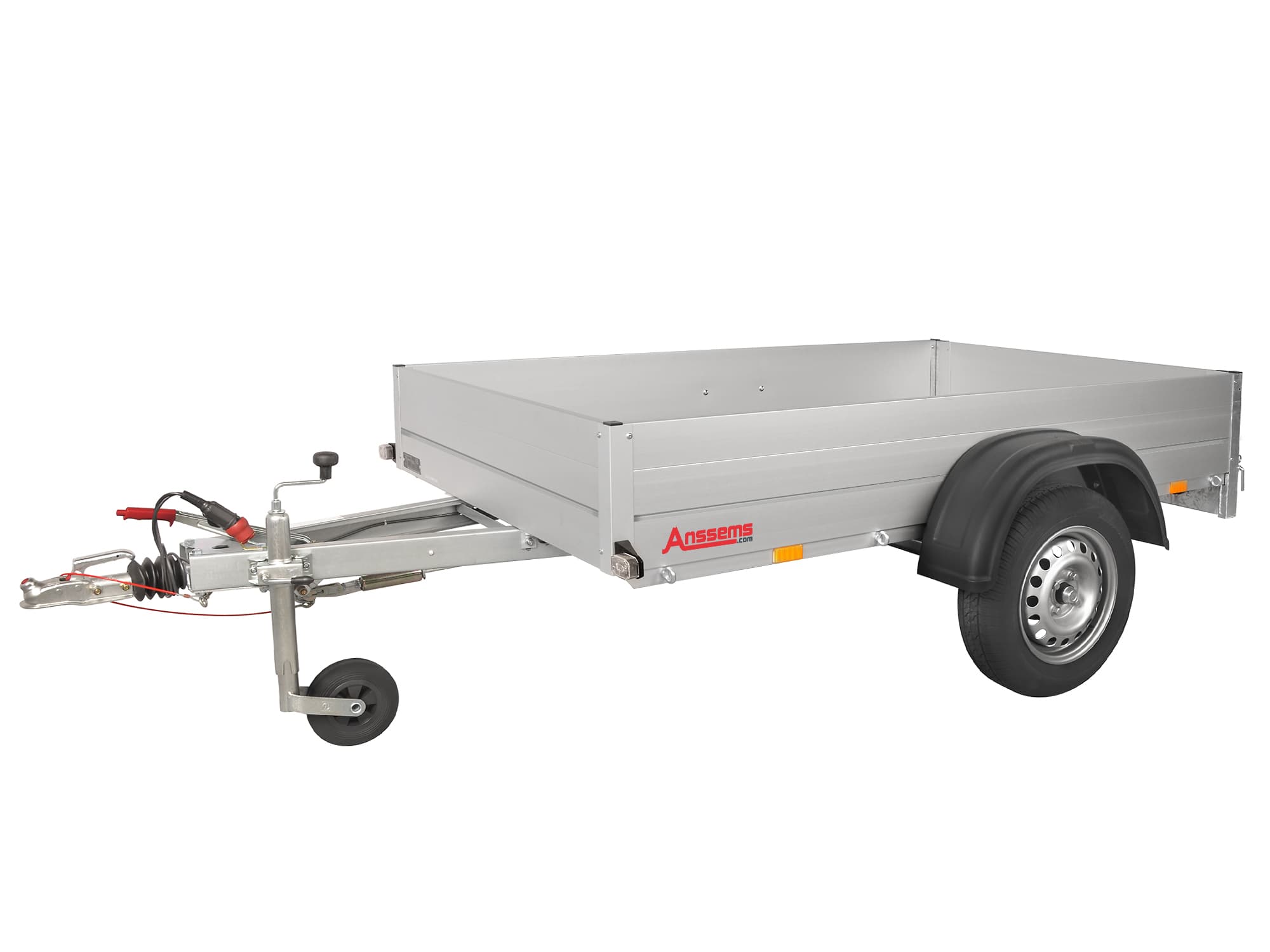 Anssems PKW Anhänger Tieflader Alu GT 750 kg, Ladefläche 2,11 x 1,26 m gebremst