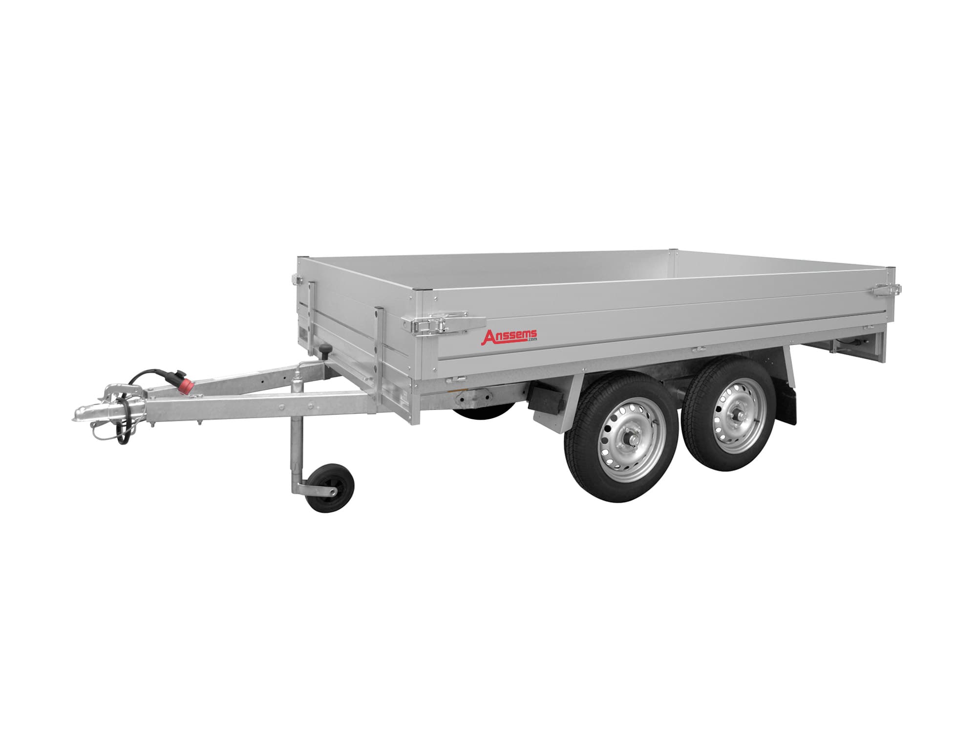 Anssems PKW Anhänger Hochlader Alu PLTT 750 kg, Ladefläche 3,05 x 1,50 m ungebremst
