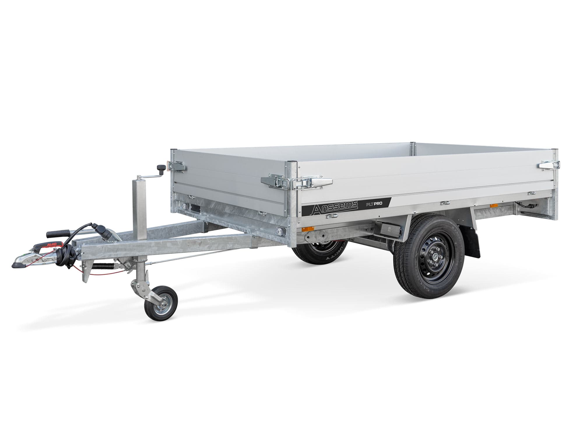 Anssems PKW Anhänger Hochlader Alu PLT-1 PRO 1350 kg, Ladefläche 2,51 x 1,50 m