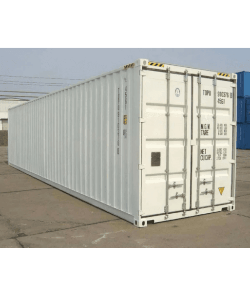 Contenedor de envío blanco de 40 pies – Nuevo