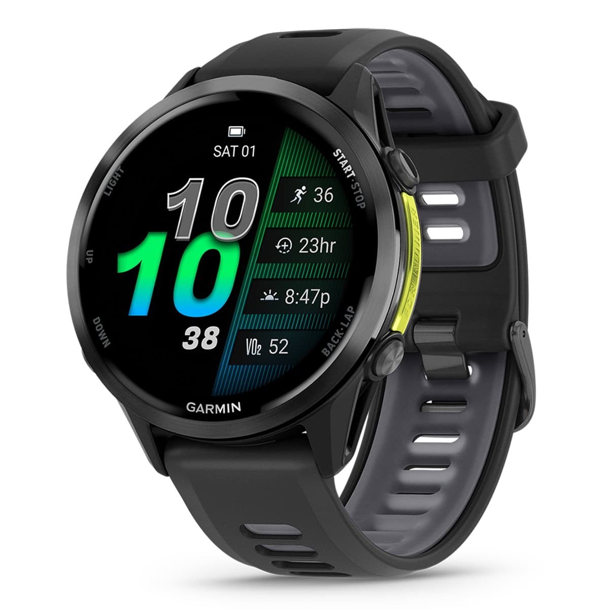 Relógio Smartwatch Unissexo Forerunner® 970 - Preto/Amarelo