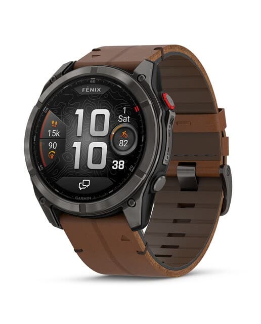 Relógio Smartwatch Fenix 8 Pro LTE 51mm Zafiro Amoled Correia em Pele