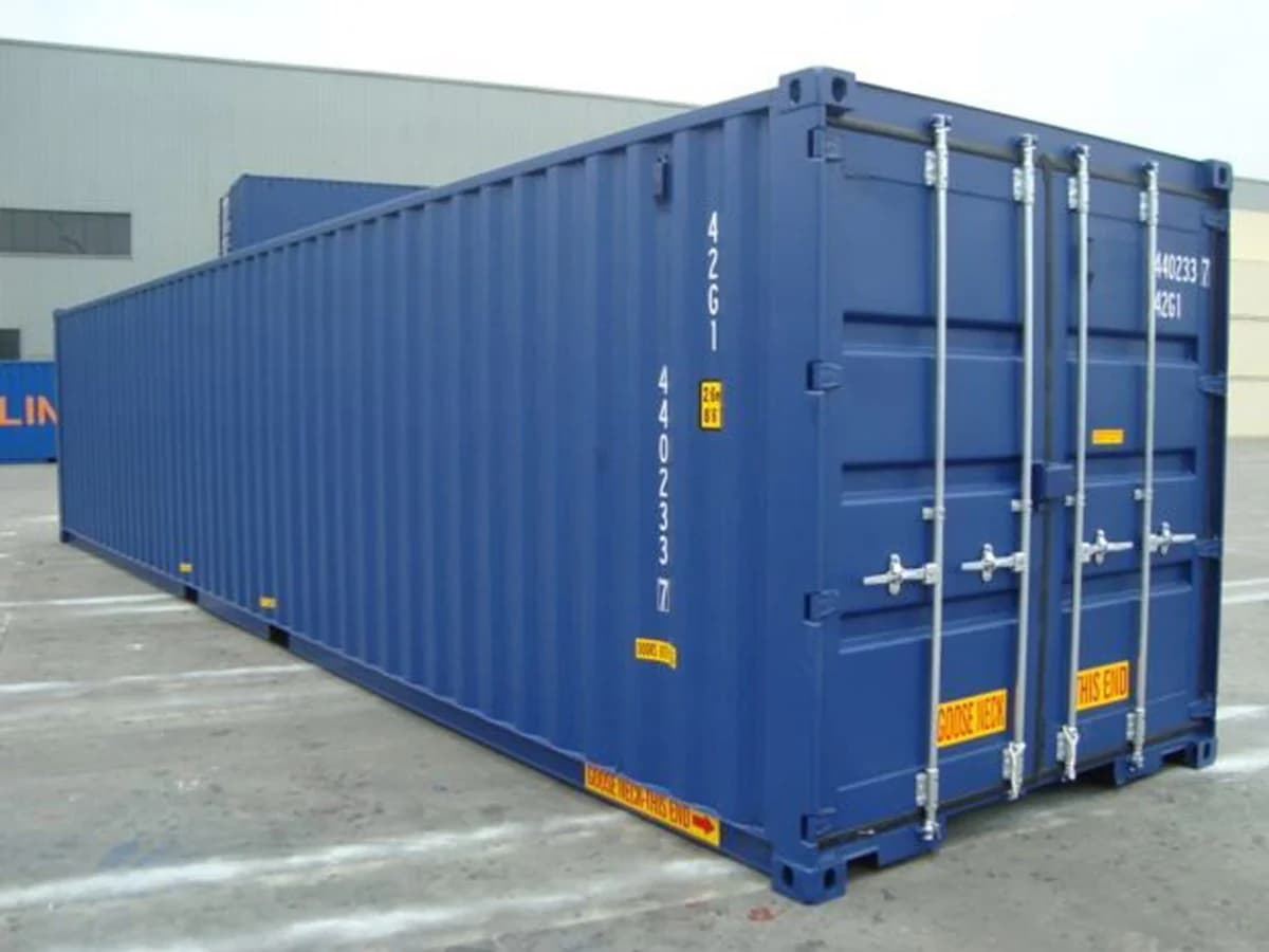 Contenedor de Envío de Puertas Dobles (DD) de 40 pies