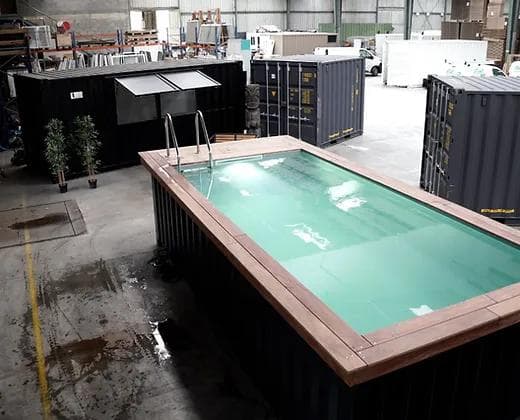 contenedor de piscina 20 pies